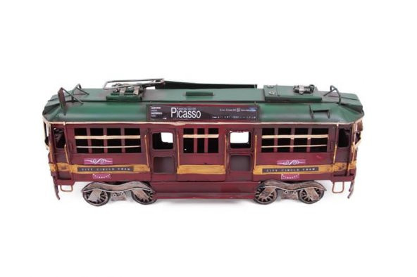 Dekoratif Metal Piccaso Treni Vintage Biblo Hediyelik - 6