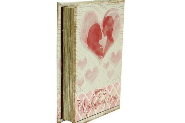 Kutu Kitap Aynalı Valentine Dekoratif Hediyelik - 3