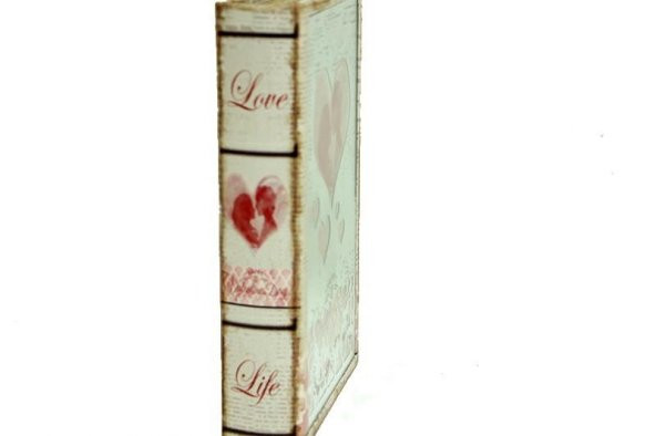 Kutu Kitap Aynalı Valentine Dekoratif Hediyelik - 4