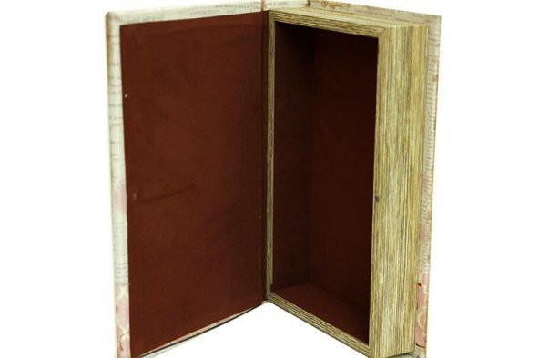 Kutu Kitap Aynalı Valentine Dekoratif Hediyelik - 5