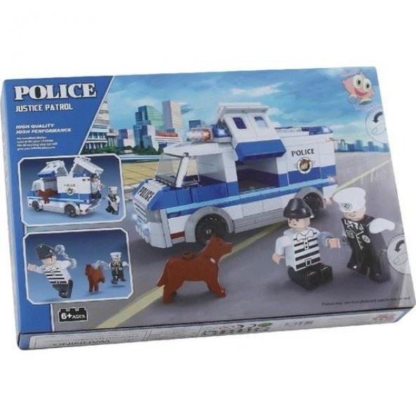 Asya Oyuncak Ant Bricks 217 Parça Polis Seti 0131-23502 - 1
