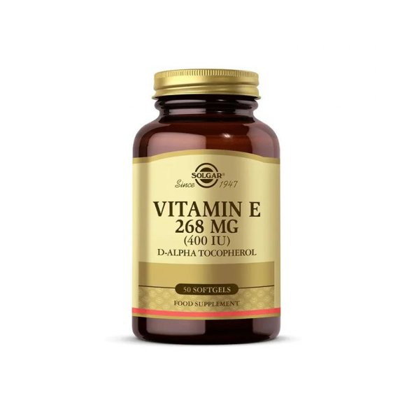 Solgar Vitamin E 400 IU 268mg 50 Kapsül