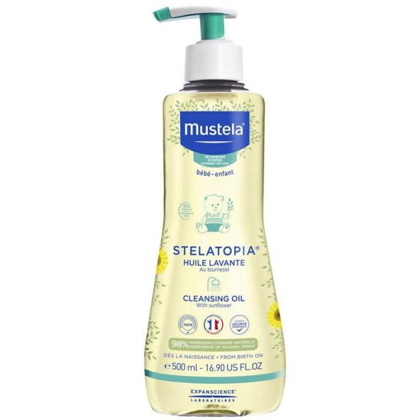 Mustela Stelatopia Cleansing Oil 500 ml - Temizleme Yağı