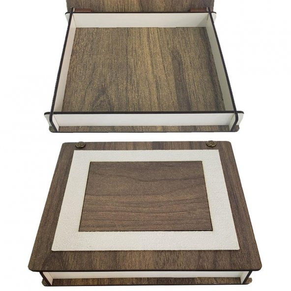 Ahşap Derili Kutu - Resim 2