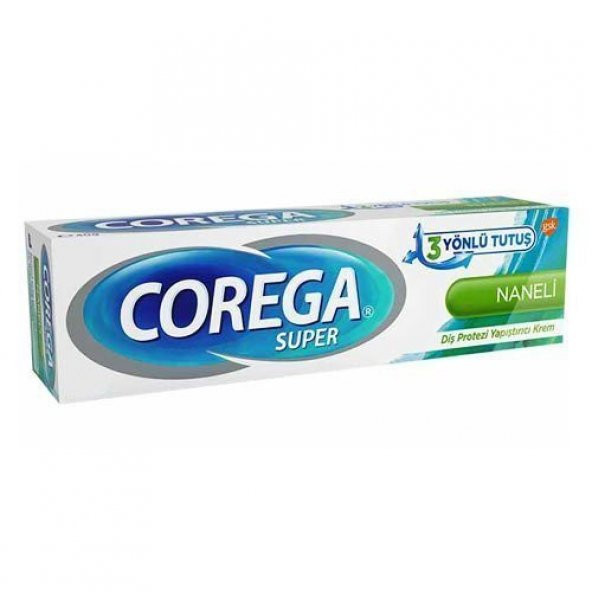 Corega Super 3 Yönlü Tutuş Diş Protezi Yapıştırıcı Krem 40 g