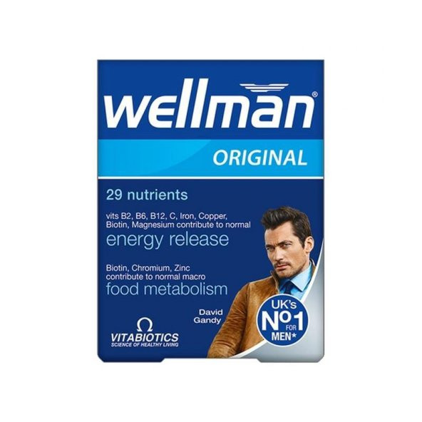 Vitabiotics Wellman Erkek İçin 30 Tablet