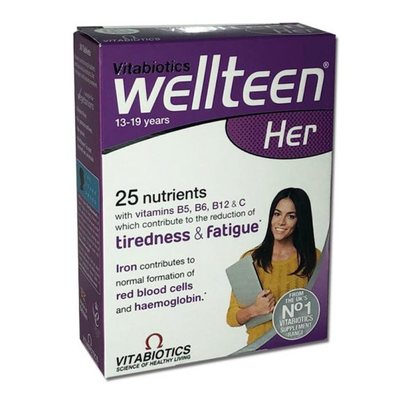 Vitabiotics Wellteen Her 13-19 Years 30 Tablets