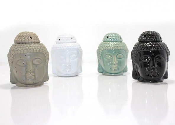 Seramik Buda Kafası Buhurdanlık Dekoratif Hediyelik