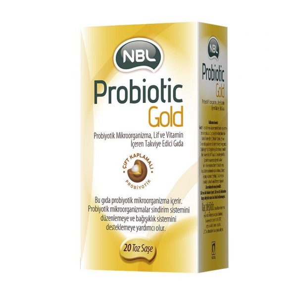 NBL Probiotic Gold 20 Saşe Takviye Edici Gıda