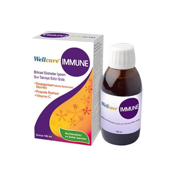 Wellcare Immune Sıvı Takviye Edici Gıda 150 ml ürün görseli 1