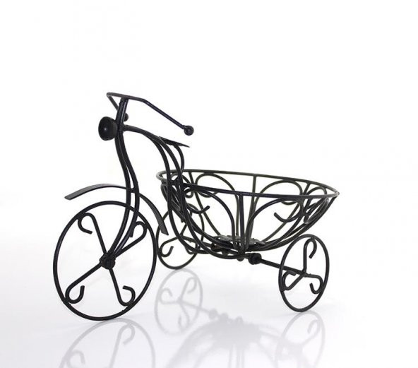 Ferforje Bisiklet Çiçeklik Dekoratif Hediyelik - Resim 2