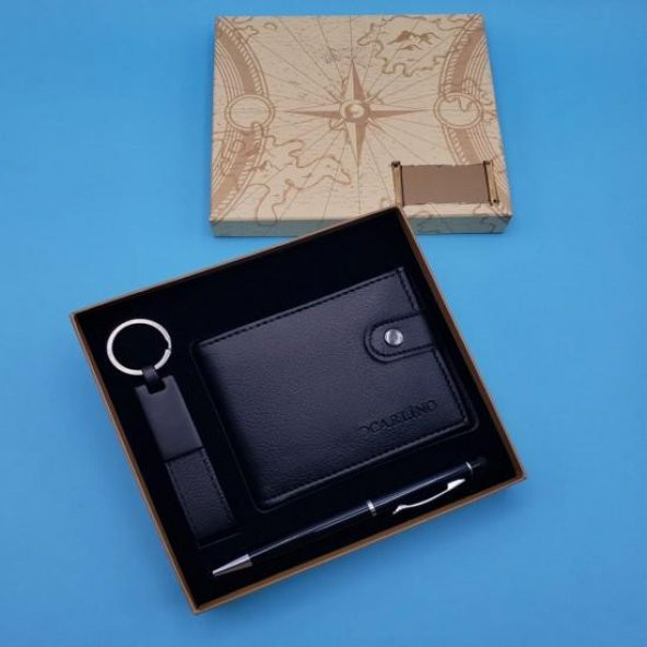 Siyah Touchpen Kalem Anahtarlık Cüzdan Dekoratif Hediyelik - 1