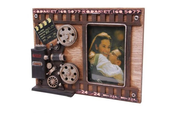 Metal Çerçeve Sinema Projektörü Dekorlu Dekoratif Hediyelik ürün görseli