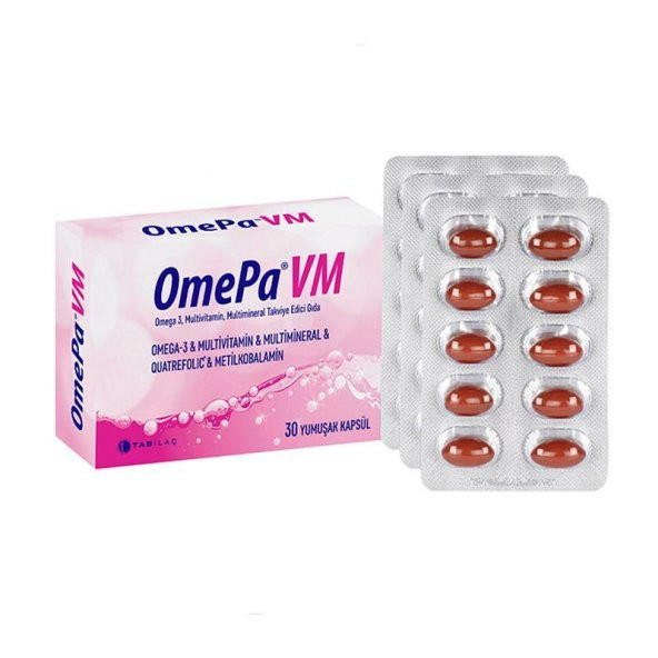 Tabilaç Omepa Vm takviye Edici Gıda 30 Yumuşak Kapsül