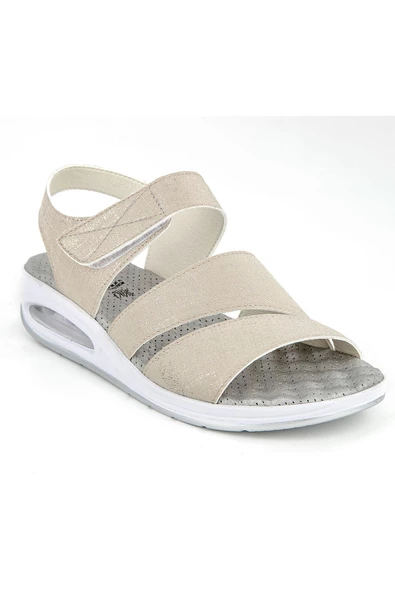 Muya Caslade Anatomik Air Max Tabanlı Topuk Dikeni Kadın Sandalet - 4