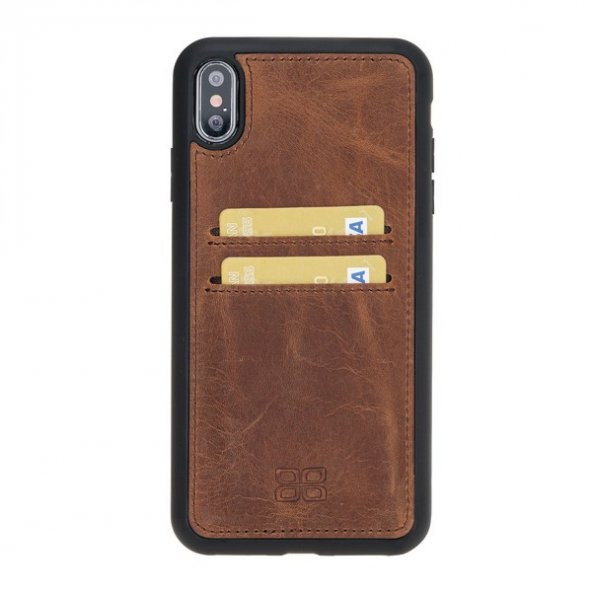 Bouletta Apple iPhone XS Max Uyumlu Deri Arka Kapak FXCP G2