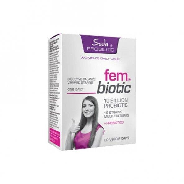 Suda Probiotic Fem Biotic 30 Kapsül 8681571351504
