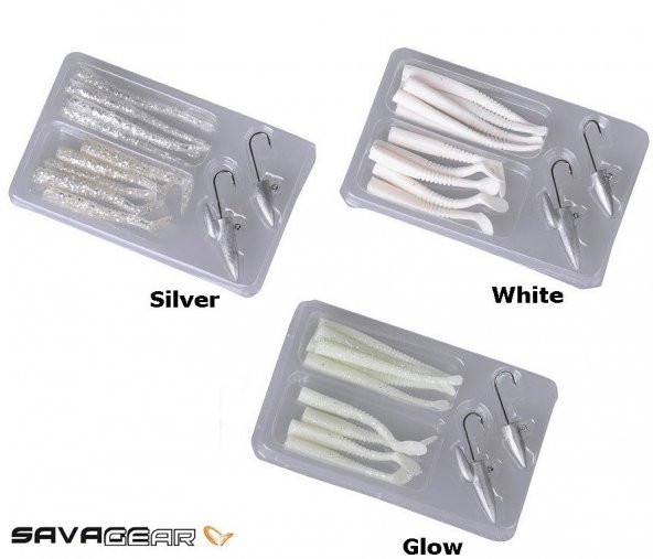 Savage gear Lrf Micro Sandeel Kit 12 Adet(1+1.5+5) Suni Yem White ürün görseli 1