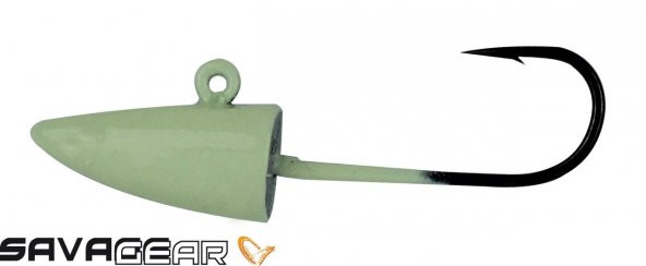 Savage gear LRF Micro sandeel jigghead 2,5g #8 4pcs Glow