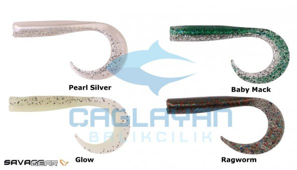 Savage gear LB Sandeel Curltail 7 cm 6 Adet Suni Yem Baby Mack - 2