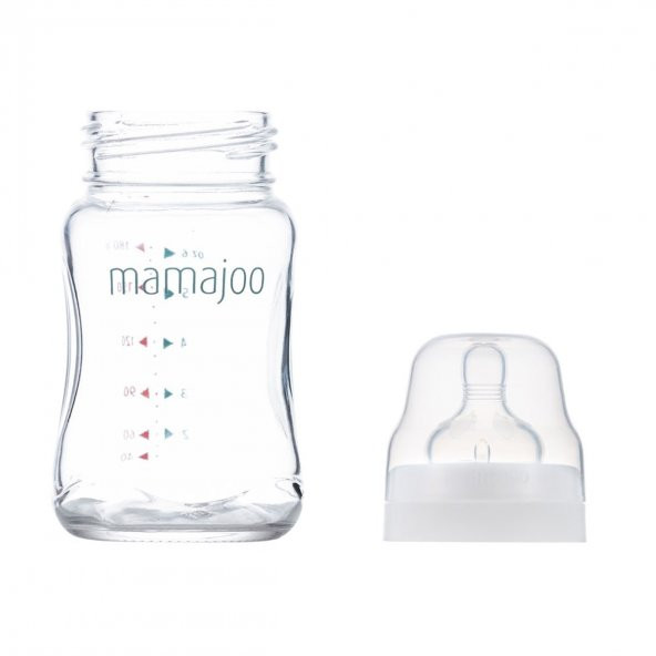 Mamajoo Anne Sütü Saklama Kabı Seti 4x150 ml & Cam Biberon 180 ml - 3