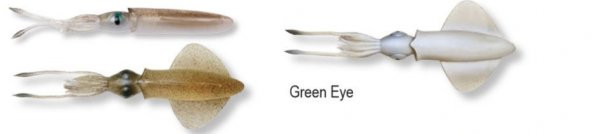 Savage gear Swim Squid 25cm 86g 1 Adet Suni Yem Green Eye ürün görseli 1