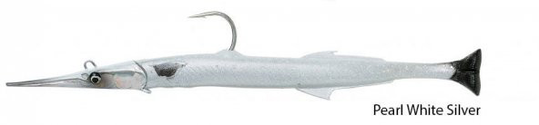 Savage gear Needlefish Pulsetail 2+1 18 cm 26g Suni Yem Pearl White Silver