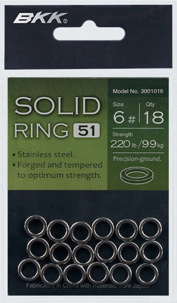 BKK Solid Ring-51 6 18 Pcs - 2