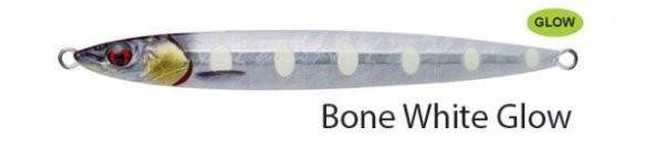 Savage gear 3D Slim Jig Minnow 100 gr 15 cm Suni Yem Bone White Glow ürün görseli 1