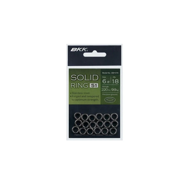 BKK Solid Ring-51 6 18 Pcs