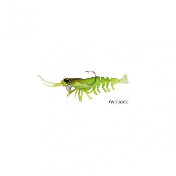 Savage Gear 3D Shrimp RTF 9 cm 7 gr Suni Yem 2 Adet Avocado