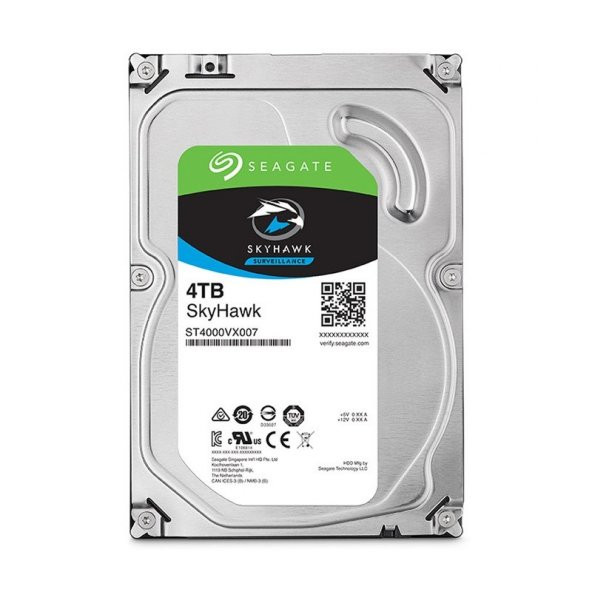 Seagate SkyHawk ST4000VX007 3.5" 4 TB 5900 RPM SATA 3 HDD - 1