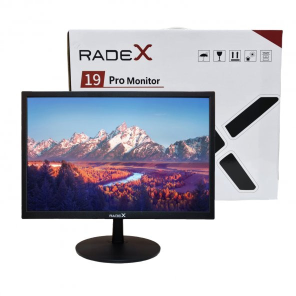 Radex RD-19P 19 60HZ 5MS (HDMI+VGA) FULLHD LED MONİTÖR