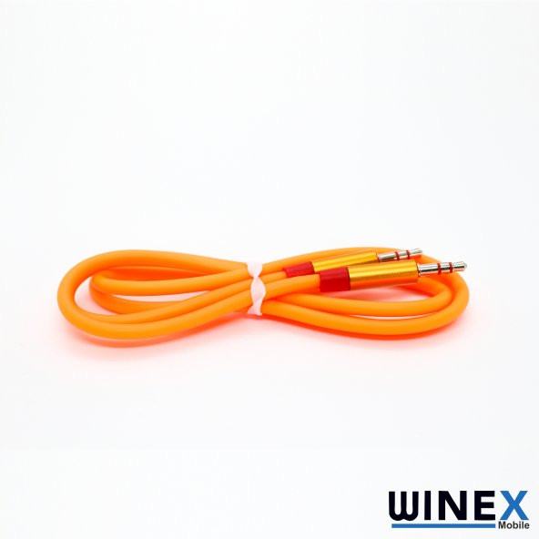 Winex AX42 Gfz 3.5mm Aux Kablo 1m Turuncu - 2