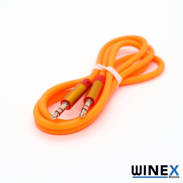 Winex AX42 Gfz 3.5mm Aux Kablo 1m Turuncu - 3