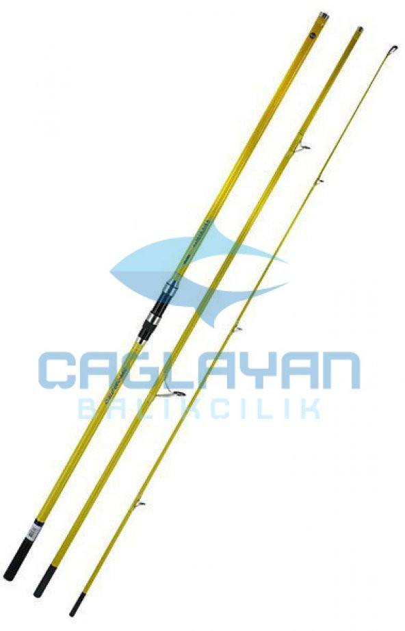 Okuma Makaıra Surf 430 cm Yellow Surf Kamışı 100-250gr 3 parça - 2