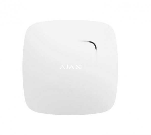Ajax FireProtect Kablosuz Isı ve Duman Dedektörü - Beyaz