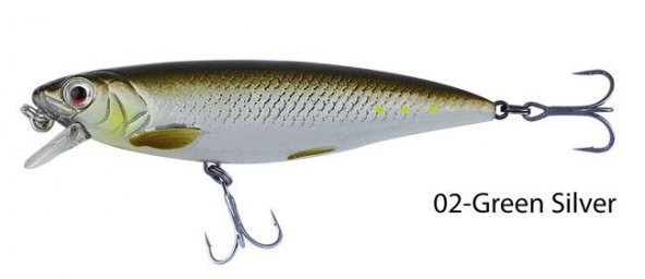 Savage gear 3D Twitch Minnow 8cm 10g Suni Yem 02-Green Silver