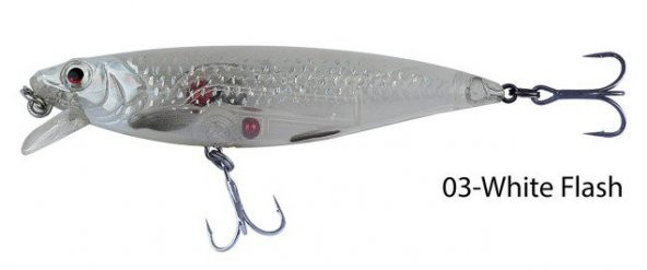 Savage gear 3D Twitch Minnow 8cm 8,5g Suni Yem 03-White Flash