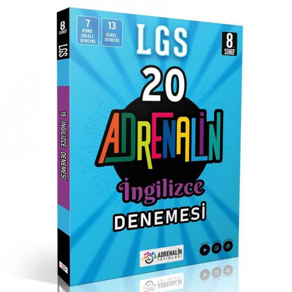 Adrenalin 8.Sınıf İngilizce 20li Branş Denemesi