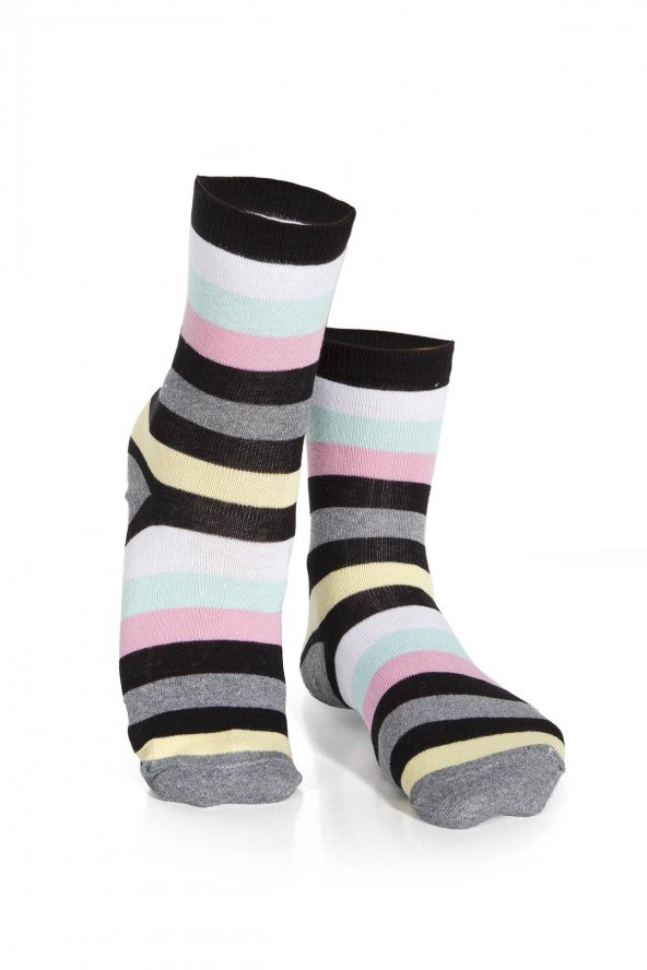 Miorre Desenli Pamuk Bayan Çorap - Resim 3