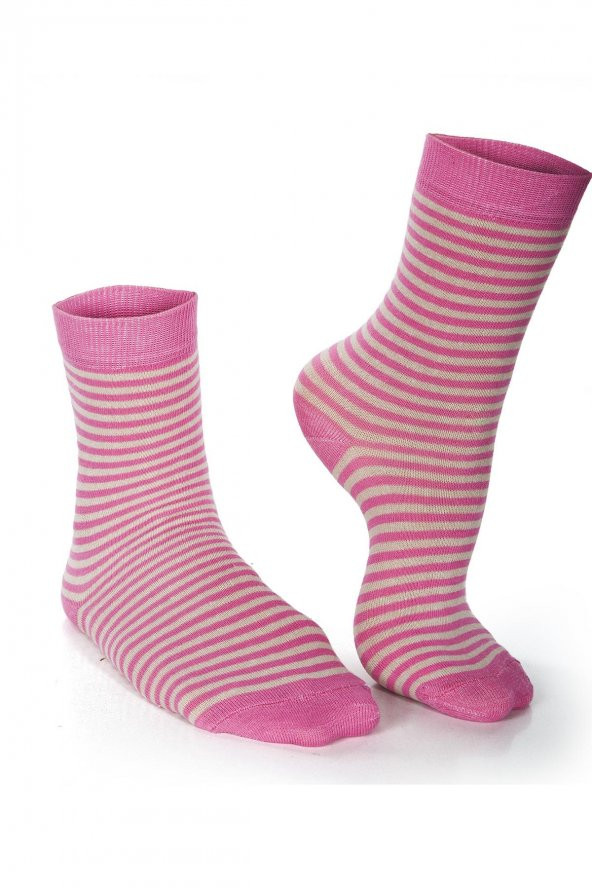 Miorre Desenli Pamuk Bayan Çorap - Resim 4