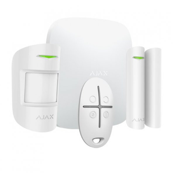 Ajax Hubkit Kablosuz Alarm Seti  StarterKitHub Beyaz
