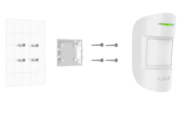 Ajax MotionProtect Kablosuz Pır Dedektör - Siyah - Resim 6