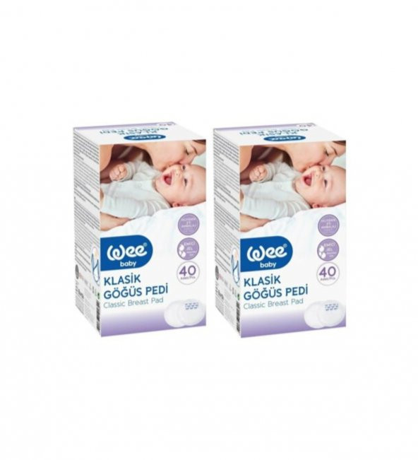 Wee Baby 132 Klasik Göğüs Pedi 40lı -2 Adet - 1
