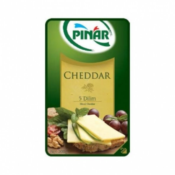 Pınar Cheddar Dilimli Peynir 200 Gr