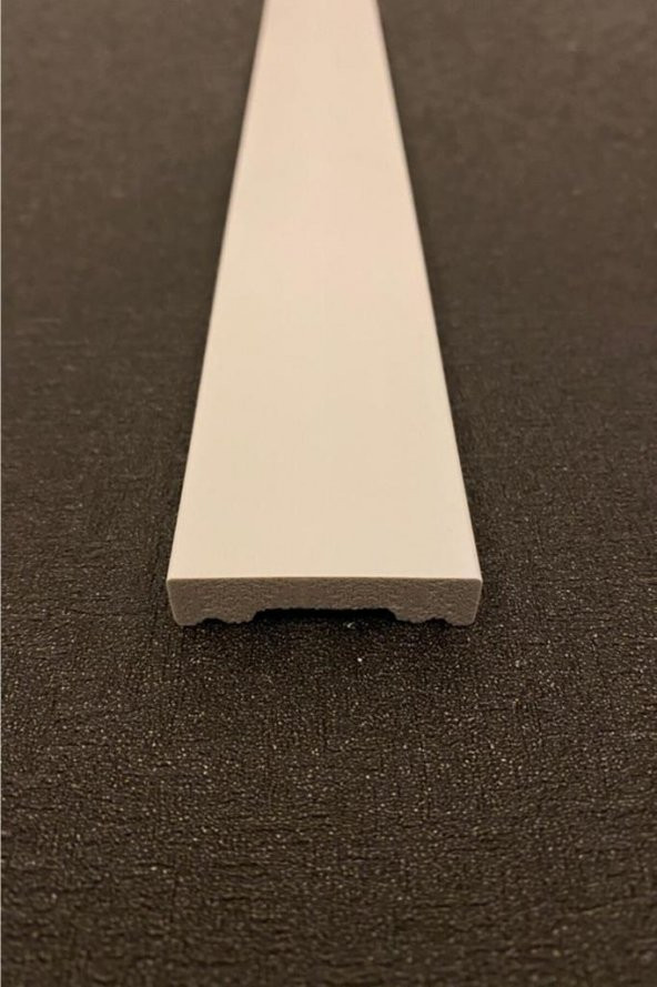 Renkli Duvarlar Boyanabilir Beyaz Düz Duvar Çıtası Dekoratif 4 cm x 240 cm 4 Adet - 5