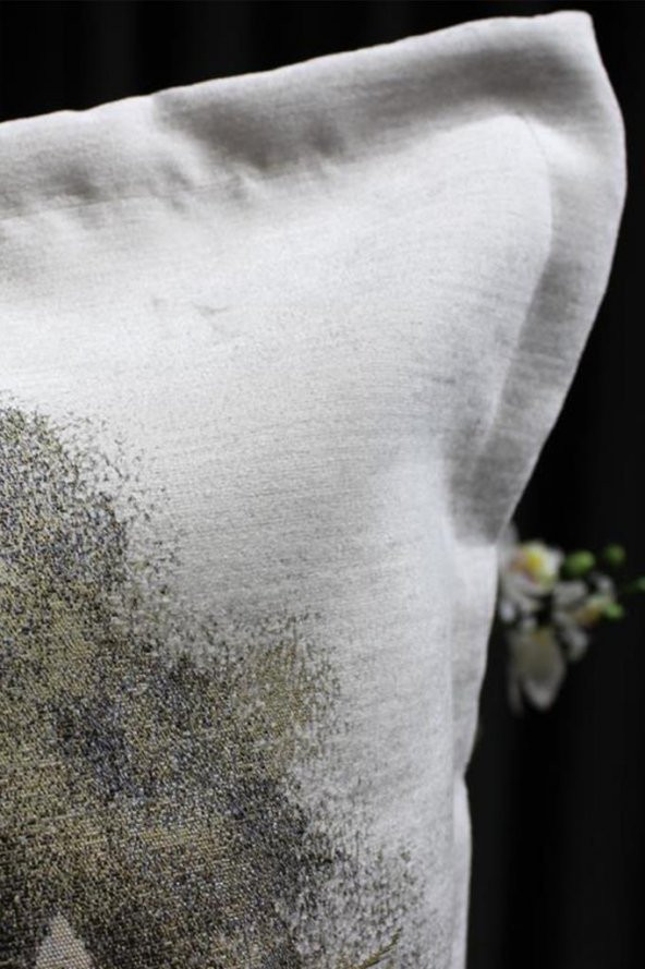 Çeyiz Diyarı Goblen Lüx 2 Li Kırlent Kılıfı Krem - Resim 7