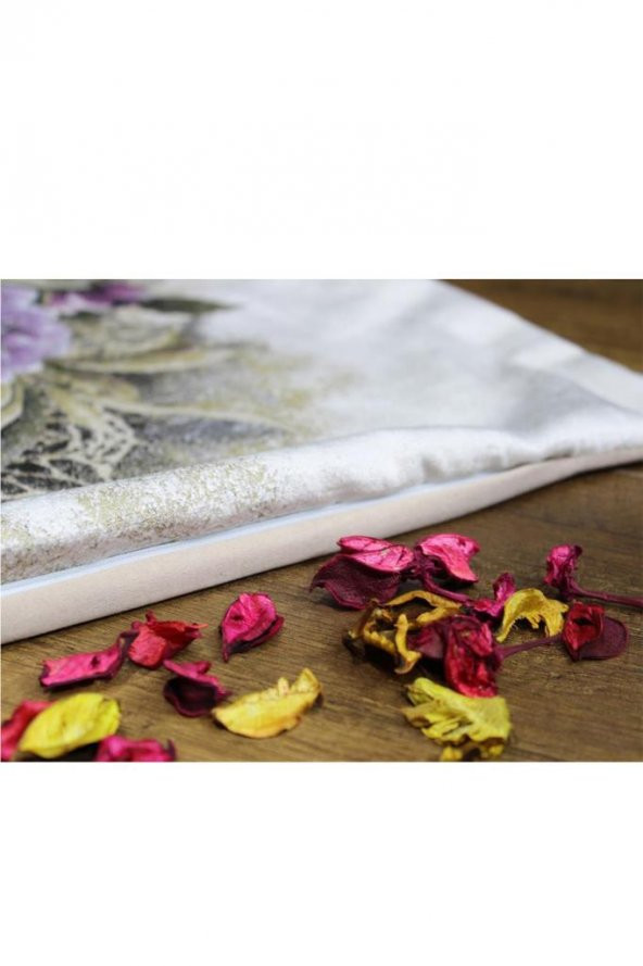 Çeyiz Diyarı Goblen Lüx 2 Li Kırlent Kılıfı Krem - Resim 8