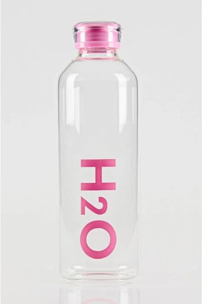 Tohana Borosilikat Cam Matara 1 Litre Pembe H2O81004 - Resim 3